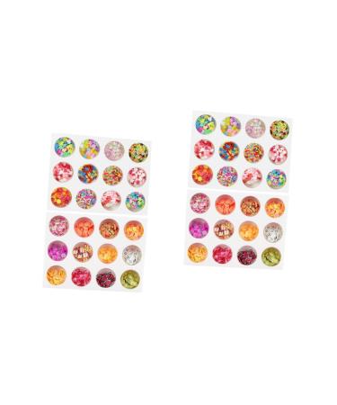 FRCOLOR 48 Boxes Fruit Slice Diy Manicure Scrapbooking Fruit Slices Pendant Charm Beads Fruit Slice Embellishments Fruit Nail Art Slices Nail Slices Space Beads 3d Cell Phone Party Table