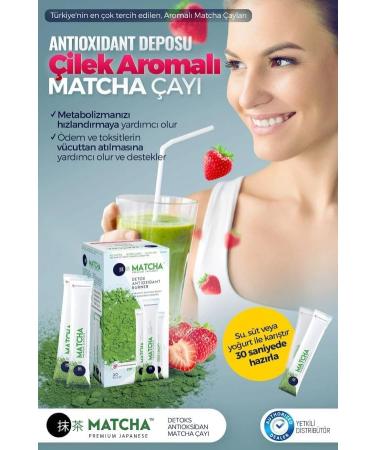 Th Matcha Premium D tox Japonais Aromatis Fraise 10Gr 20 Pi ces (Bo te de 2) - Buy Online on GoSupps.com