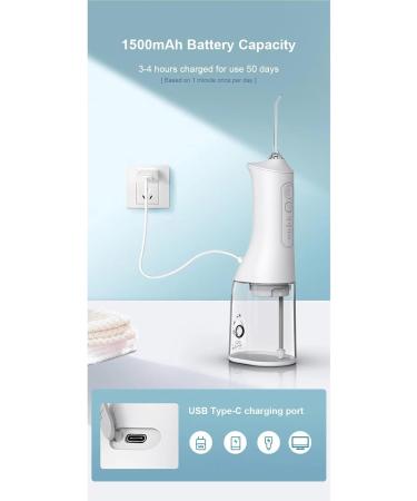 Buy Water Flossers for Teeth - 4 Speed Modes 5 Nozzles 300ML Tank Portable & Rechargeable | Best International Shipping - Buy Online on GoSupps.com