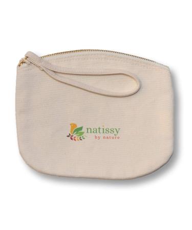 Organic Cotton Carrying Bag perfect Storage for Reusable Sanitary Pantyliners Menstrual Towels Makeup Remover Pads and Washable Nursing Pads Neatly Stored always with you and waiting to be reused Bags Storage Bag