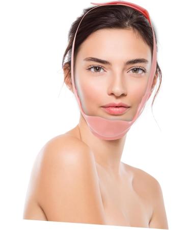 Beatifufu Silicone Beauty Bandage Chin Lift Woman Chin Strap Thin Belt Face Maskes Women Bandages Double Chin Reducer Face-lifting Artifact Face Lifting Tape Face Belt - Buy Online on GoSupps.com