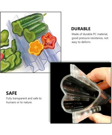 jojofuny 3pcs Vegetable Shaping Mold Planter Mold Melon Shaping Mold Vegetable Shape Mold Modeling Strawberry 20x6.5cm Transparent - Buy Online on GoSupps.com