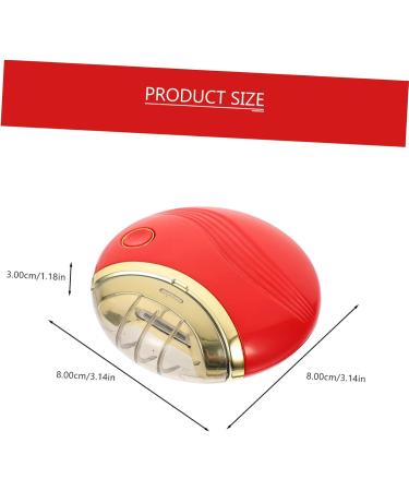 BIUDECO 1 Set Electric Manicure Cuticle Nail File Electric Nail Trimmer Automatic Nail Fingernail Electric Fingernail Clippers Electric Nail Nail Kit Scissors Baby Abs Charge 8x8cm Red - Buy Online on GoSupps.com