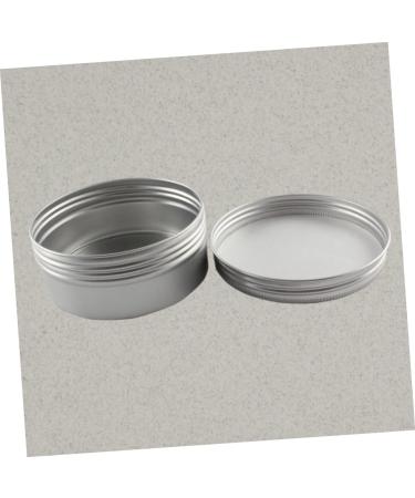 NUSITOU Box Travel Jars for Creams Aluminum Wallet Salve Jar Tins Aluminum Tin Containers Empty Cream Jar Aluminum Cans Round Tea Tin Face Night Cream Face Cream Jars Screw Lid Round Tin medium Silver - Buy Online on GoSupps.com
