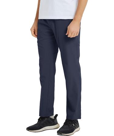 BASUDAM Men's Athletic Pants - Quick Dry Lightweight Sports Pants for Running, Jogging, Hiking - Dark Blue, Medium - Buy Online on GoSupps.com