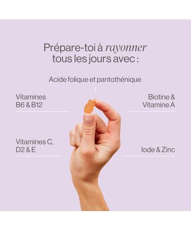 Shine Bright | Hair Growth Gummies | Vitamins for Skin Hair & Nails | Biotin | Folic Acid Vitamin B6 B12 | 120 Gummies | Tummy Tox - Buy Online on GoSupps.com