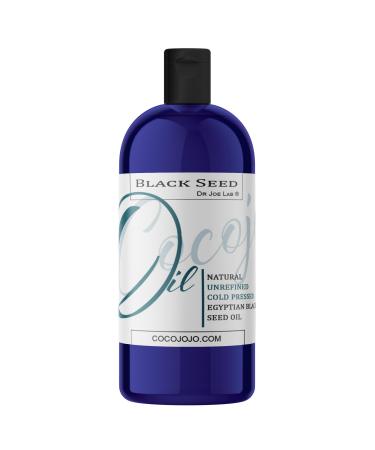 Dr Joe Lab Egyptian Black Seed Oil - Bulk 32 oz - Natural Black Cumin Unrefined Kalonji Cold Pressed Extra Virgin Blessed Vegan Non GMO - for Hair Skin