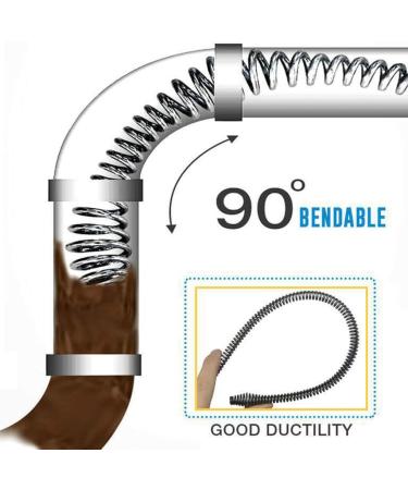 DSOUWEH Easy To Spring Pipe Dredging Tool Clear Pipes With Manganese Steel Construction Spring Sewer Dredging Tool 3 meter spring - Buy Online on GoSupps.com