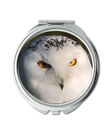 Mirror makeup mirror dowling college owl bird pocket mirror portable mirror