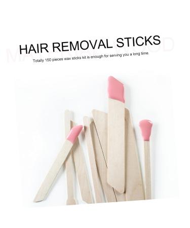Beavorty 300 PCS Wax Sticks for Hair Removal - Premium Wooden Wax Strips for Smooth Skin - Buy Online on GoSupps.com