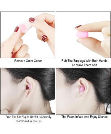 24 Pair Reusable Wax Ear Plugs for Sleeping and Swimming - Noise Cancelling Cotton Wool Earplugs - Buy Online on GoSupps.com