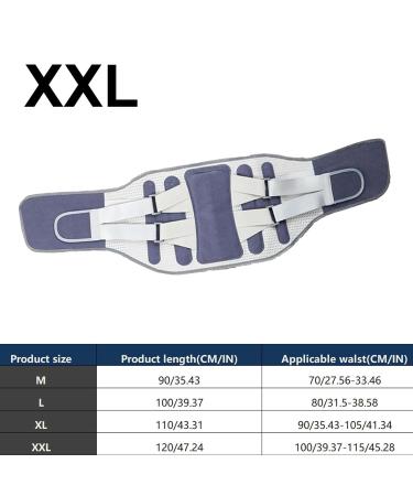 Lower Back Brace | Back Protective Brace for Men - Lumbar Traction Device Lower Back Support Brace for Men Women Back Reliever Spinal Belt Blue L - Buy Online on GoSupps.com
