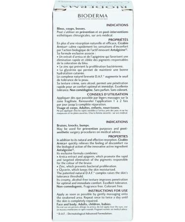 Buy BIODERMA Cicabio Arnica+Hematoma Cream 40 ml - Fast International Shipping & Skin Healing Benefits - Buy Online on GoSupps.com