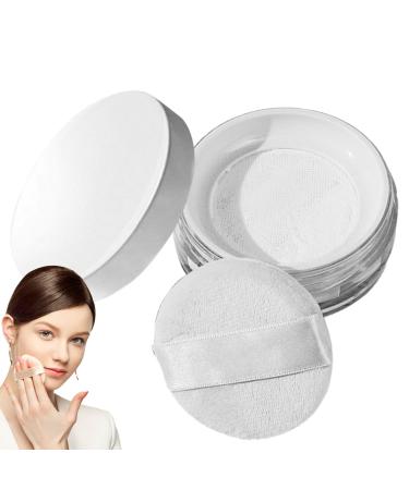 Setting Powder Makeup - Facial Loose Setting Powder | Setting Powder Loose | Long Lasting Facial Loose | Matte Soft Smooth Moisturizing Oil Control Long Lasting Powder For Creates Soft Effect