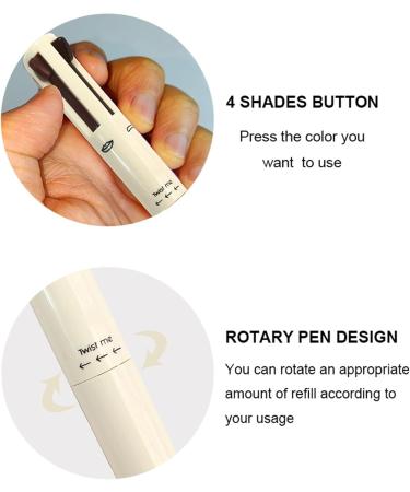  laxreheye Women's makeup 4-in-1 anti-perspirant multi-functional eyeliner pen versatile makeup pen ideal for travel school home gift for her - Buy Online on GoSupps.com