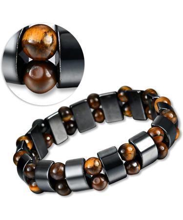 WESE Women Men Health Care Magnetic Therapy Hematite Bracelet Weight Loss Bangle Jewelry - Buy Online on GoSupps.com