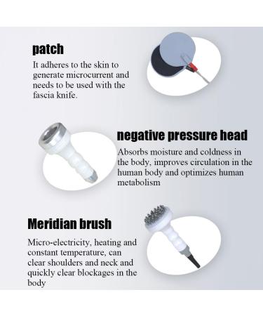 RKXKJ Bioelectric Pulse Instrument - Adjustable EMS Massage for Neck & Back Pain Relief | Versatile Heads & Technologies - Buy Online on GoSupps.com