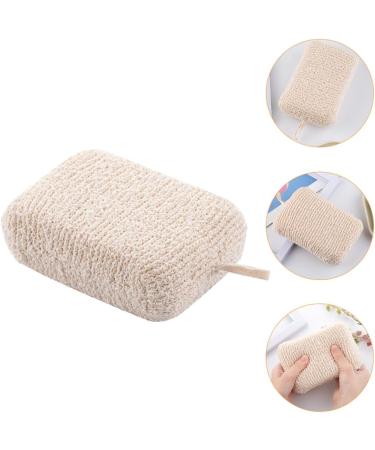 4pcs Honeycomb Bath Scrubber Exfoliating Mesh Sponges - Spa Beige Loofahs for Shower & Body Wash - Buy Online on GoSupps.com
