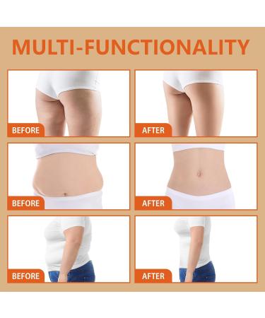 Anti Cellulite Massage Oil & Hot Cream Set Natural Firming Treatment for Legs Arms & Butt | Soothes Muscles & Moisturizes Skin (8 Fl Oz - Buy Online on GoSupps.com