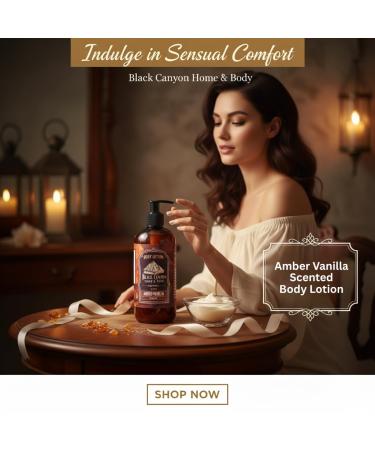 Black Canyon Amber Vanilla Scented Body Lotion with Lanolin and Jojoba Oil 12 Oz 12 Fl Oz (Pack of 1) - Buy Online on GoSupps.com