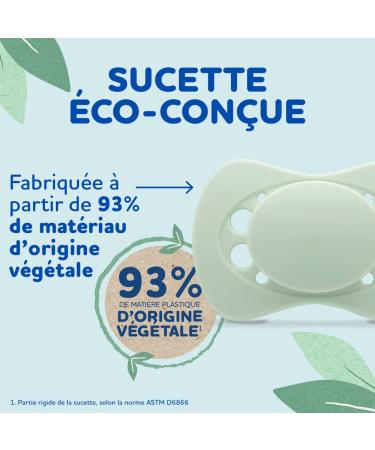 Dodie Anatomical Eco Pacifier for 6 Months - BPA Free Green 2 Pack - International Shipping Available - Buy Online on GoSupps.com