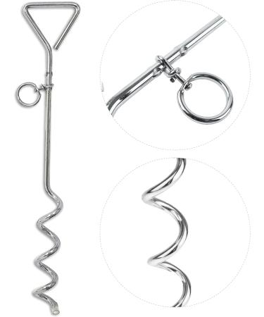 1 X 16" Heavy Duty Ground Spike Stake (40cm) Dog Chains for outside Dog Tie Out Cable Steel Spiral Dog Tether Outdoor Dog Camping Accessories (Stake Only 1 X 40cm) Stake Only 1 X 40cm - Buy Online on GoSupps.com
