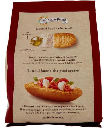  Italian Gourmet E.R. Mulino Bianco Granetti and Wholemeal Crostini Snack + Pulp Italian Gourmet 400g Pack of 6 - Buy Online on GoSupps.com
