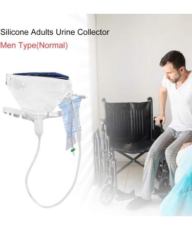 Silicone Urine Collector for Men - Includes 2 Catheter Bags | Ideal for Elderly & Healthcare Use - Buy Online on GoSupps.com