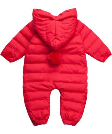 famuka Baby Winter Warm Down Snowsuit | Red | 9-12 Months - Buy Online on GoSupps.com