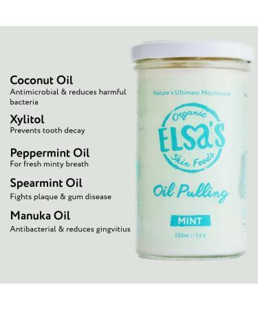  Elsa's Organic Skin Foods Natural Coconut Oil & Dental Powder - Removes Stains - Contains Xylitol - Gentle Whitening - Buy Online on GoSupps.com