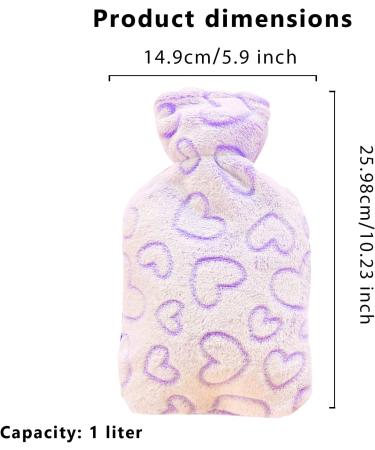 Shop Soft Fur Heat Bottle 1L - Removable Washable & Outlet-Proof | Perfect for Comfort & Pain Relief for Kids & Adults - Buy Online on GoSupps.com