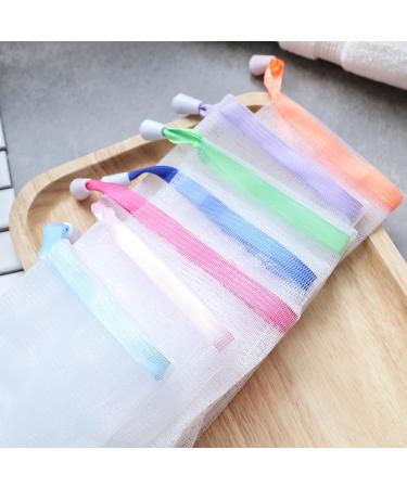  Allayu Gel soap bags facial cleanser mesh bath bubble net hand wash for body foaming delicate household supplies Purple - Buy Online on GoSupps.com