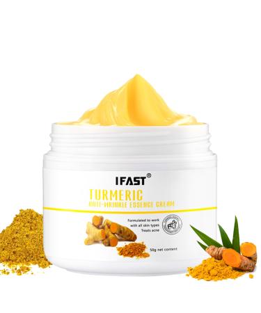 Turmeric Face Cream - Natural Turmeric Moisturizer for Face & Body - Turmeric Facial Moisturizer Cream Smoothes Fine Lines & Wrinkles Turmeric Wrinkle Cream for Women All Skin Types Skin Care