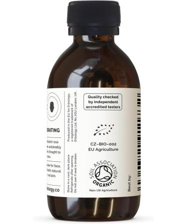 Erbology Organic Rose Water 3.4 fl oz | Premium Food Grade Hydrolate | Soothes Hydrates & Calms | Non-GMO in Recyclable Glass Bottle - Buy Online on GoSupps.com