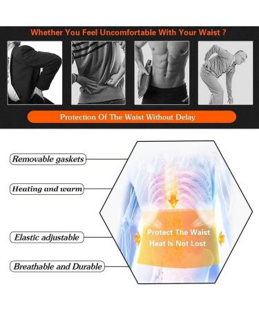 Mikiuly Heating Belt - Self-Heating Back Warmer & Lumbar Support for Pain Relief | Heat Cushion for Belly & Waist | Comfortable & Effective | Size L - Buy Online on GoSupps.com
