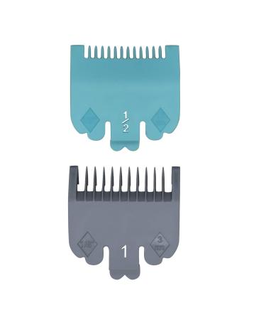 Professional Hair Clipper Guards Guides 2 Color Coded Cutting Guides #3170-400- 1/8”, 1/16" fits for Wahl Standard Hair Clippers (Multi-Colored)