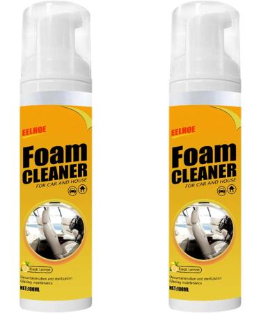 Multi-Functional Foam Cleaner for Car and House Lemon Flavor Cleaning Spray Supplies Strong Decontamination Dhger - Buy Online on GoSupps.com
