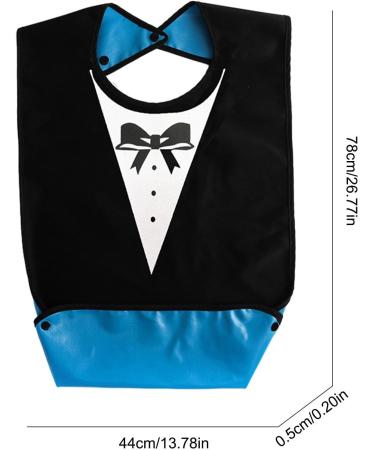 Clothing Protectors for Adults - Reusable Feeding Bib for Elderly with Crumb Catcher | Waterproof and Washable Adult Bibs for Adults Senior Citizens - Buy Online on GoSupps.com