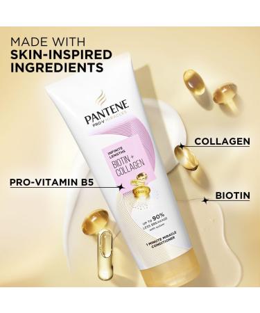Pantene Pro-V Miracles Infinite Lengths Biotin + Collagen 1 Minute Miracle Conditioner 325mL 325 mL (Pack of 1) - Buy Online on GoSupps.com