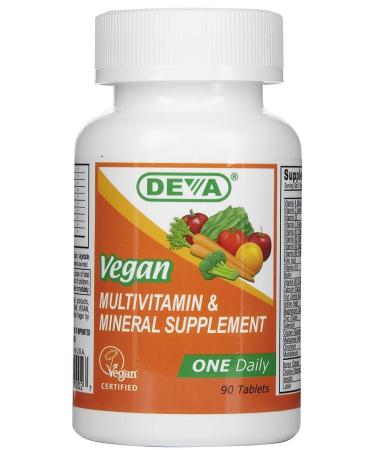 DEVA Vegan Multivitamin & Mineral Supplement Tablets 90 Tablets