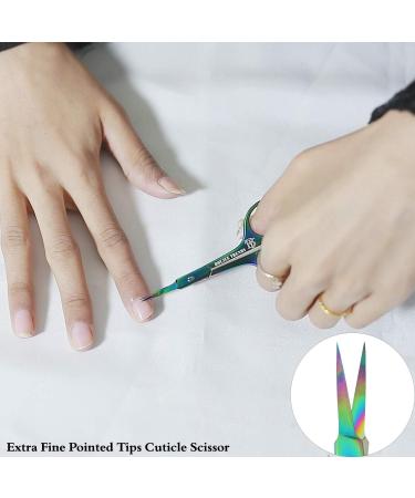 Multi-Purpose Small Manicure Scissors - Cuticle, Eyebrow, Eyelash, Mustache Trimming - Buy Online on GoSupps.com