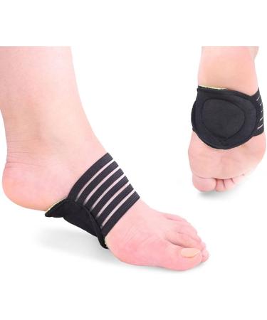 Doact Padded Compression Arch Support - Relief for Plantar Fasciitis Flat Feet & Foot Pain for Men & Women - Buy Online on GoSupps.com