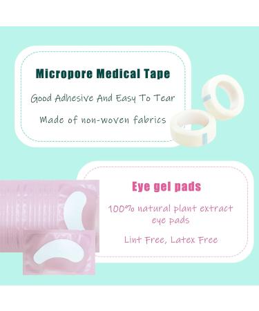 Eyelash Extension Kit - Complete Set with Eyelash Fan Tweezers Brushes & Under-Eye Gel Pads | International Shipping Available - Buy Online on GoSupps.com