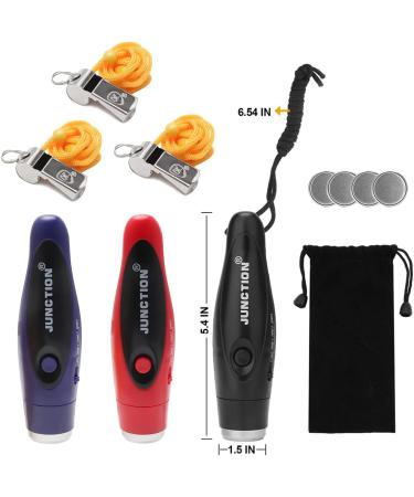 3 Pack Handheld Electronic Whistles with Lanyard - High Volume Outdoor Sport Whistle for Coaches, Referees, P.E. Teacher - Buy Online on GoSupps.com