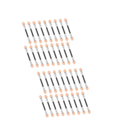 NOLITOY 100 Pcs Eyeshadow Eye Spoolie Brush Eye Blending Brush Makeup Brush Lipstick Miss Double Head 8x1cmx2pcs Pinkx2pcs