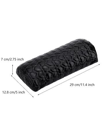 Nail Pillow Hand Rest - Washable PU Leather Armrest for Manicure - Black Nail Art Accessory for Techs - Buy Online on GoSupps.com