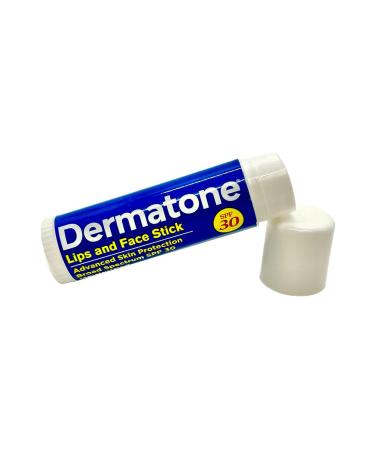 Dermatone Lips and Face Stick SPF 30 | Advanced Skin Protection and Moisturizing 0.5oz - Buy Online on GoSupps.com