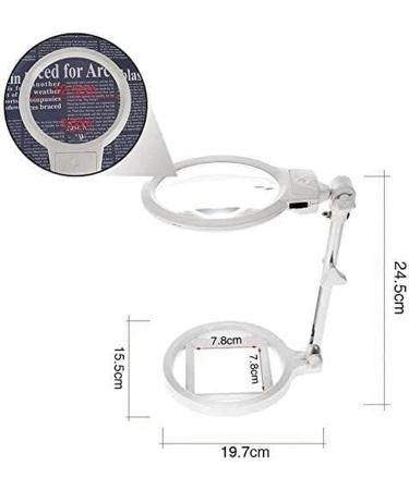 Portable Magnifier Handheld with Light Large Portable Desktop Magnifier Large Portable Illuminated Magnifier for Reading ES for Reading Full of Stars - Buy Online on GoSupps.com