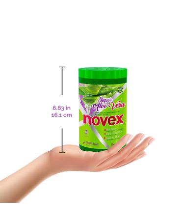 NOVEX Super Aloe Vera Hair Mask - Organic Aloe Vera for Frizz & Volume Control | 35.3 Oz - International Shipping Available - Buy Online on GoSupps.com