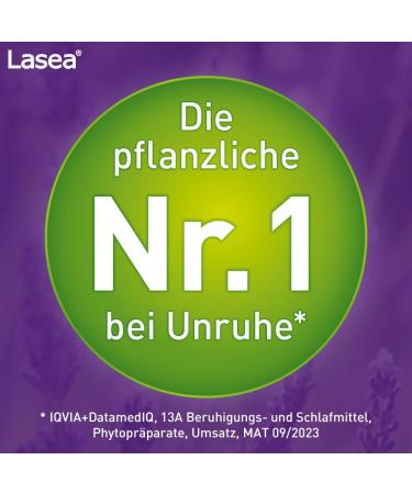 Lasea - Natural Solution for Inner Unrest & Sleep Disorders | 14 Vegetable Capsules with Special Lavender Oil | International Shipping - Buy Online on GoSupps.com